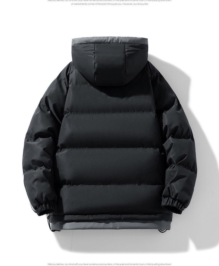 Men's Thick Hooded Casual Winter Cotton Jacket