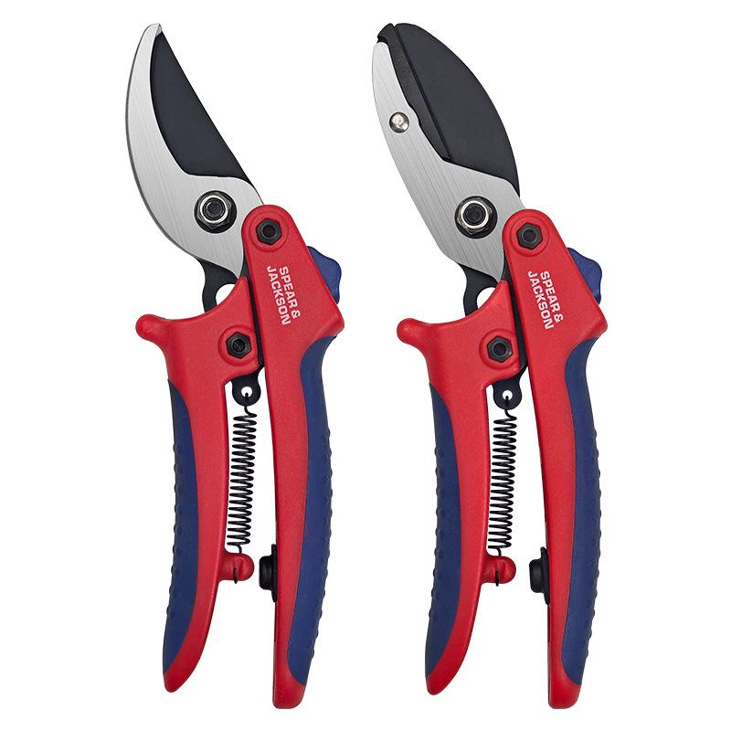 Spear & Jackson UK Bypass and Anvil Loppers Garden Tree Branch Shear Set