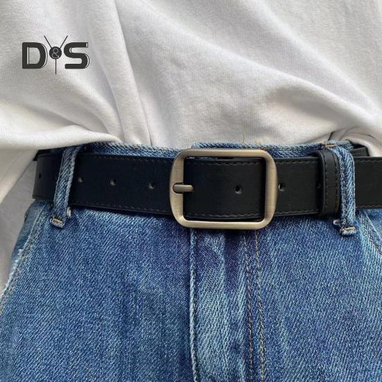 Unisex Retro Gürtel Multi Löcher Verstellbares Design Denim Western Style Jeans Gürtel Kunstleder Pents Gürtel