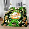 Coperta Stampata Cartoon G-Ghostbusters Calde Coperte in Flanella Morbide e Confortevoli Coperta da Casa Viaggio Fodere per Letto Regalo di Compleanno