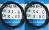 SEIKO Value Purpose Gaskets for Inner Diameter X Thickness X Set Great 10-Piece Set General O-Ring Watches 34.0 0.80 Mm, 10-Piece O-RING Standard