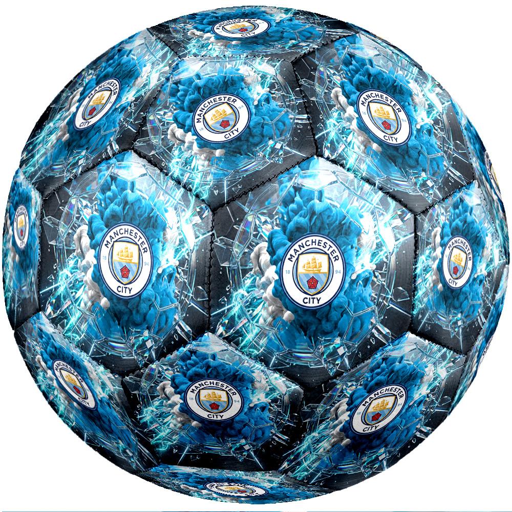 Piłka nożna z motywem Manchester City Rozmiar 5 Miękka w dotyku Piłka nożna Profesjonalna piłka treningowa do sportów na świeżym powietrzu