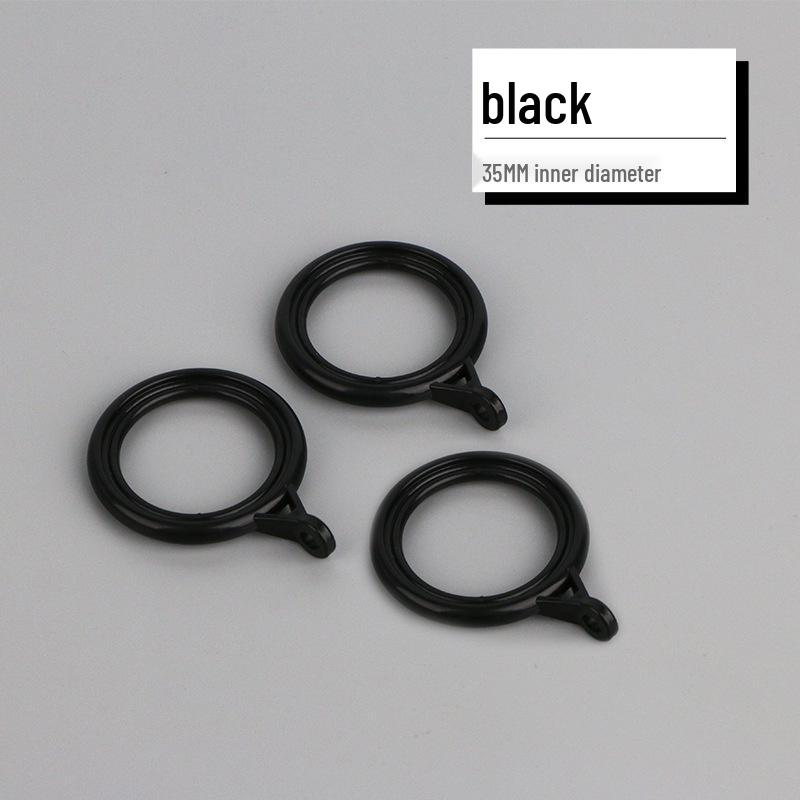 Tysta runda gardinkrokar för romerska stänger