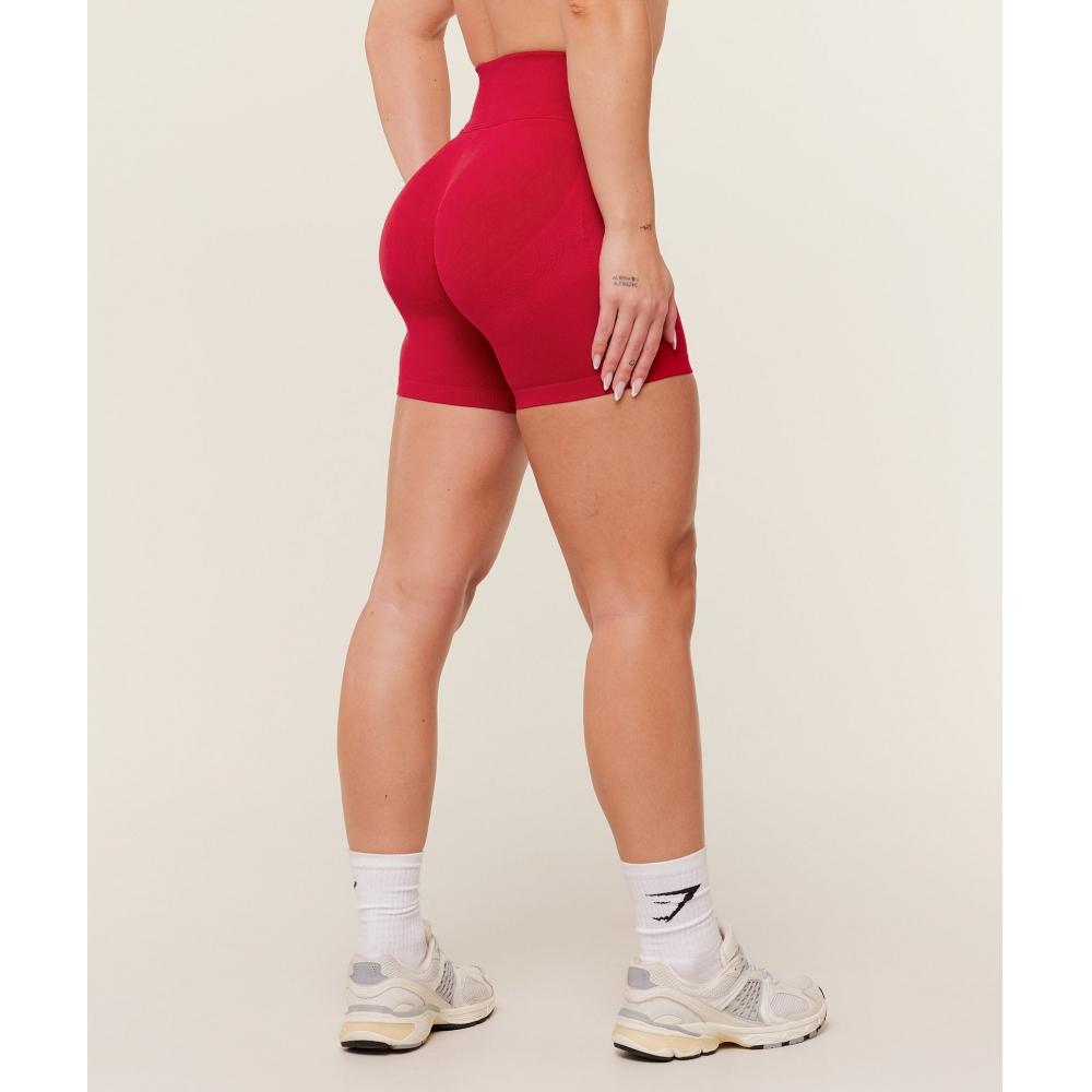 Gymshark Lift Seamless Shorts Carmine Red B6a8i Rbqw