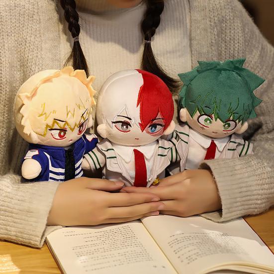 My Hero Academia Plush Toy 20cm Anime Character Dolls with PP Cotton Filling Soft Anime Stuffed Animals for Decor And Gifts