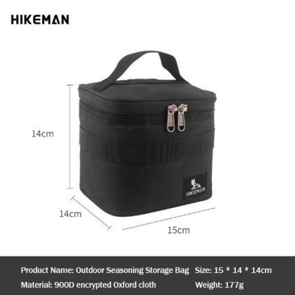 New Portable Outdoor Seasoning Bottle Package 15*14*14cm 3 Colors Picnic Seasoning Distribution Bottle Camping Barbecue Bottle