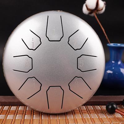 6 Zoll 8-Noten-Trommel Musikalische Schlaginstrumente Tragbare Meditation Klangtherapie Zubehör Lotus Drums
