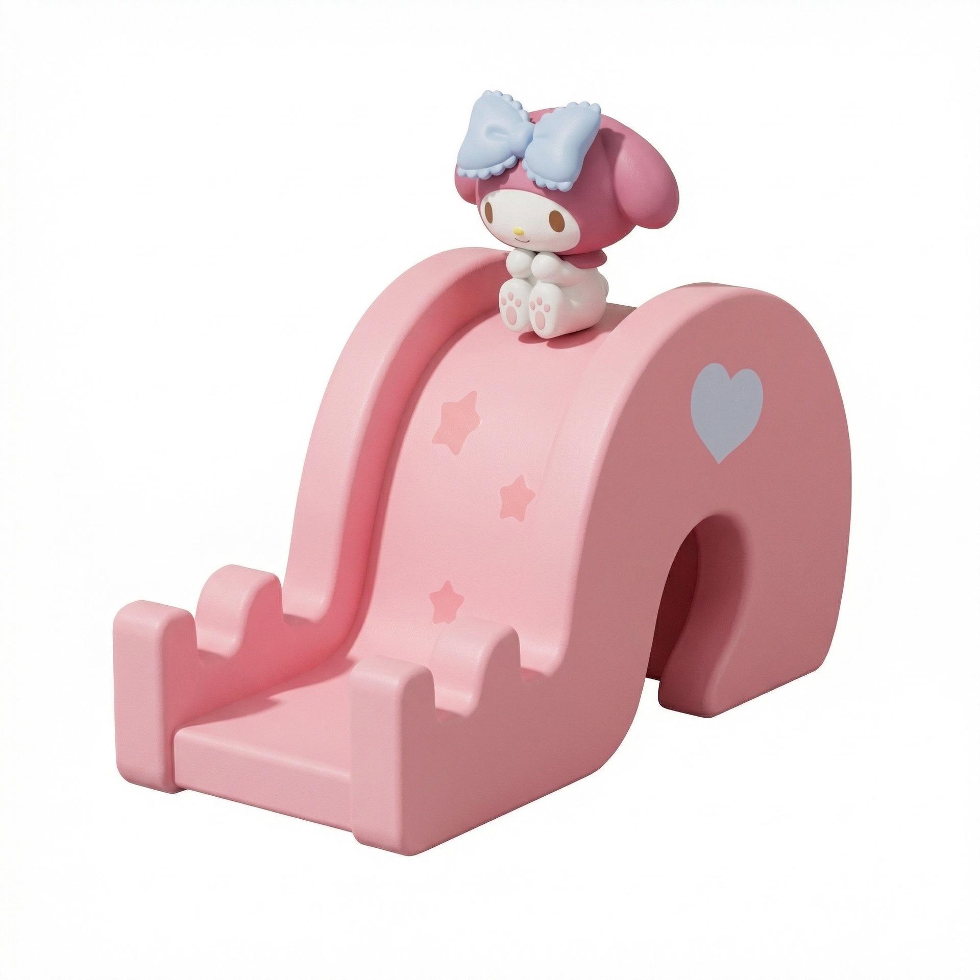 Sanrio Slide Phone Holder: Kuromi, Hello Kitty & My Melody Figurines