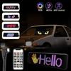 2PCS LED Eye For Car Window Screen Wireless Adhesive LED Light Blazexel Devil Eyes Light Flex LED Display Dynamic Eyes for car