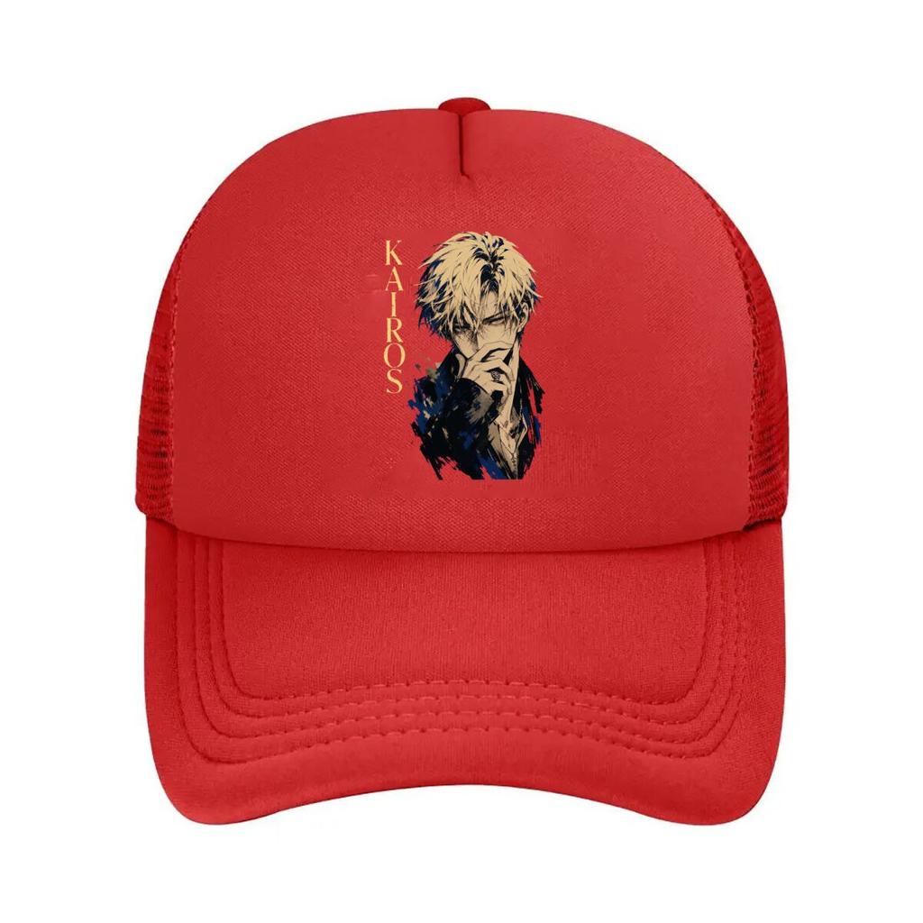 Melancholic Anime Portrait With Vert Mesh Baseball Cap For Womens Unisex FeUnisex Beach Dad Hat Hip Hop