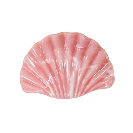 Hair Clip for Thick Strong Grip Claw, Pearlescent Gradient Shell Design Clip, Shiny Lightweight Portable Accessories Daily Wear Beach Vacation Gentle