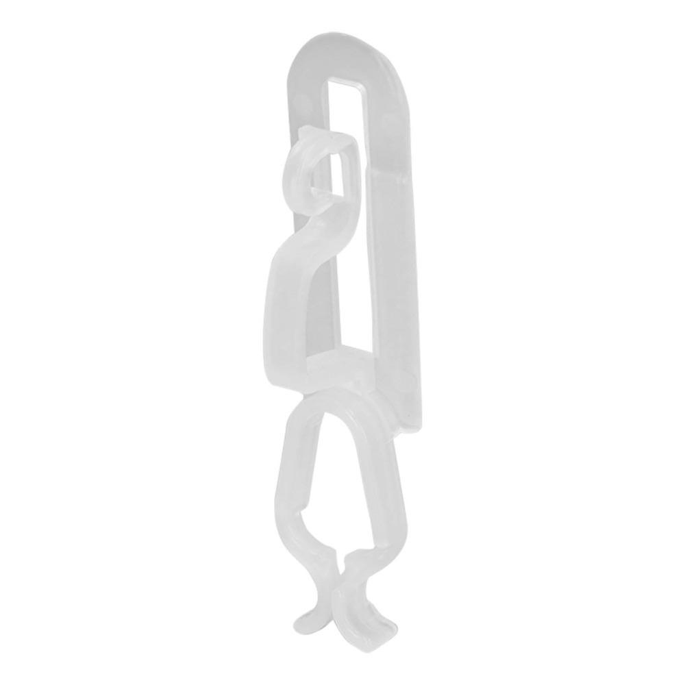 60 Peças Clips Impermeáveis para Luzes de Natal de Telhado 1,8 x 2 x 8,5 cm Clips para Luzes Externas Montagem em Calha