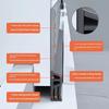 1PC 2m/78.74inch Self Adhesive Window Seal Strip Adjustable Thickness Triple Windproof Anti-Cold Weatherstrip Soundproofing Door