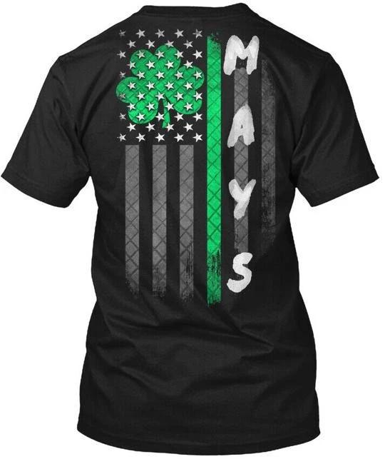 

Mays Lucky Family Clover Flag TTshirt Made in the USA Size S to 5XL 4XL