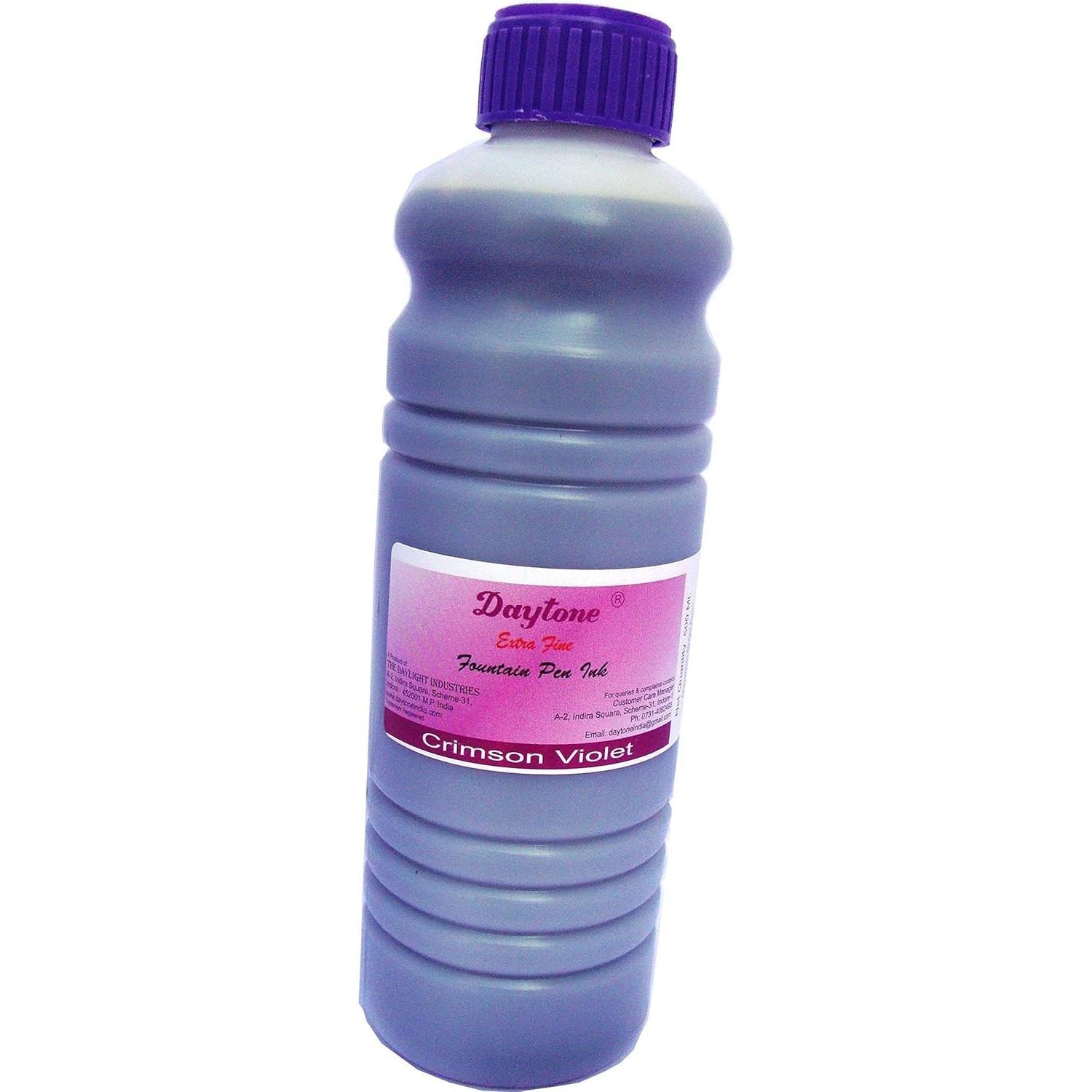 

@ Daytone Extra Fine Fountain Pen Ink Crimson Vioiet 500 Ml Zr-5002-60%Off