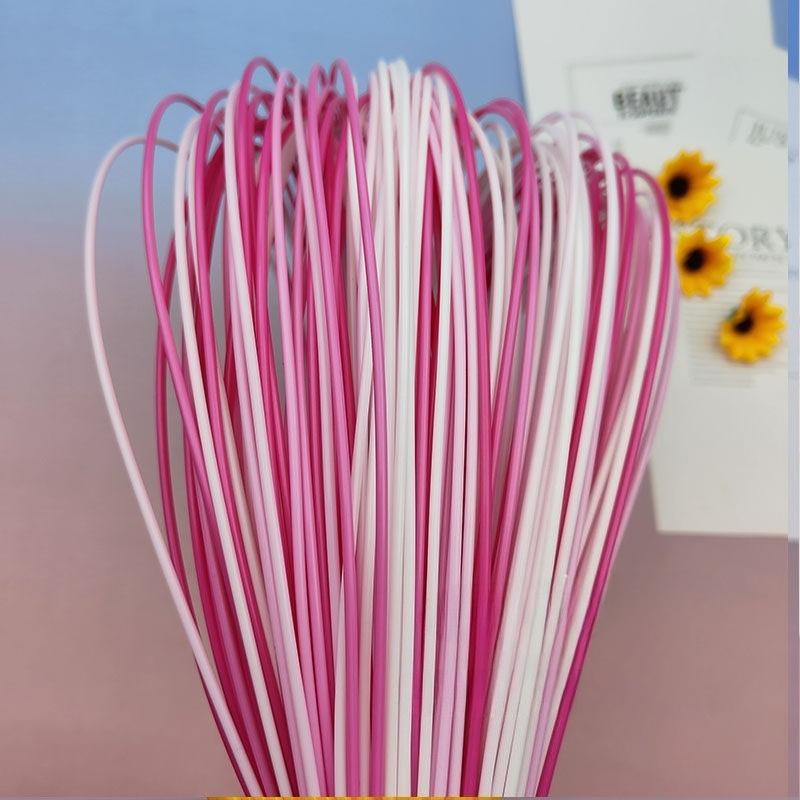 500g 2.4mm PE Round Synthetic Rattan Weaving Material Plastic Knit for Furniture Repair Chair Table Basket about 90Meter