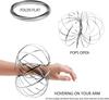 Fun Flow Ring 3D Dynamic Spring Decompression Bracelet Magic Arm Gyroscope Stress Relief Toy Stainless Steel Sensory Fidget Toy