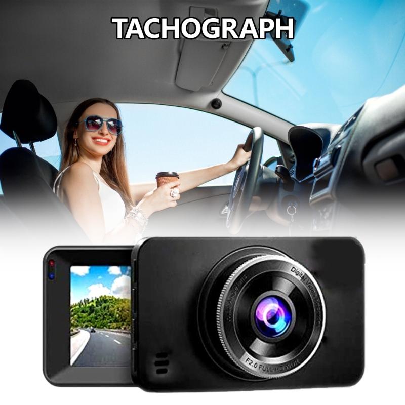 Dashcam 2inch LCD Screen Car Recorder 1080P Front Rear Single/Double Lens Dashing Camera Vehicle Video Recorder