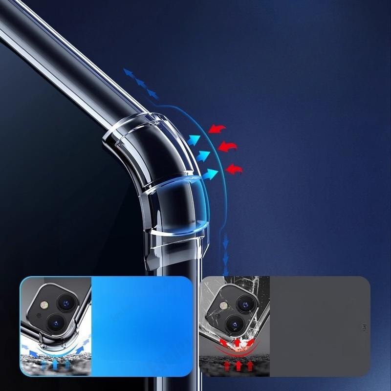 עבור OPPO Realme GT 7 7T כיסוי אחורי רך מסיליקון עם כרית אוויר עבור Realme GT 7 Pro פגוש TPU שקוף כיסוי טלפון עמיד בפני זעזועים