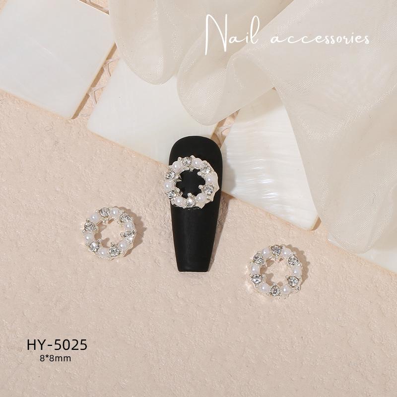 

3Pcs Diy Nail Art Decoration 3D Butterfly Moon Nail Art Charm Bow Tie Love Flowers Nail Drill For Manicure Design as the picture