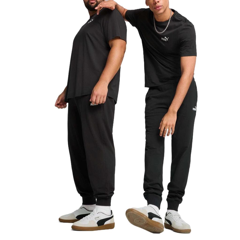 Puma Comfortable Soft Versatile Elastic Straight Leg Casual Pants Men Bottoms Black 687558-01
