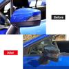 For Subaru WRX STi 2015-  Car Accessories ABS Carbon Door Rear View Side Mirror Cover 2pcs For Subaru Levorg 2015-