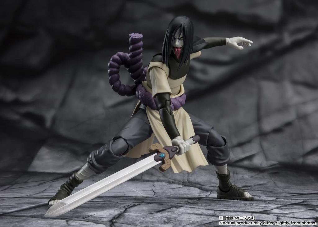 TAMASHII NATIONS NARUTO Orochimaru Seeker of Truth In Search of Eternity 150mm Painted Movable Figure S.H.Figuarts - - Approx. ABS&PVC