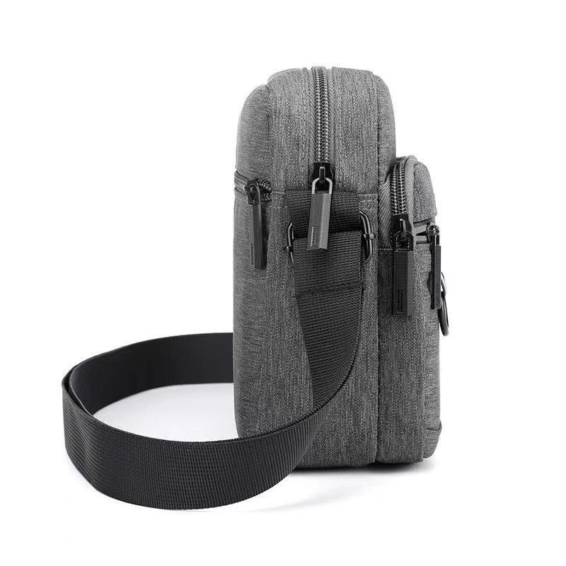 Herren Casual Umhängetasche Mehrere Taschen Schultertasche Große Kapazität Reise Messenger Bag Leichte Outdoor Brusttasche