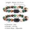12 Zodiac Signs Natural Stone Bracelets Leo Capricorn Taurus Cancer Bracelets Women Men Couple Friendship Jewelry Gift Bracelets