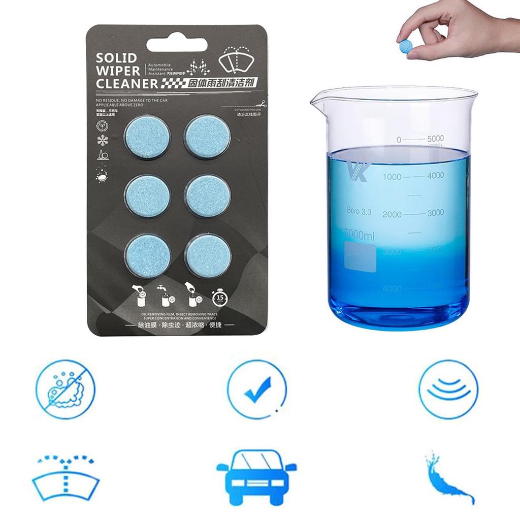 2 Pack Concentrated Cleaning Liquid, Washer Fluid, Concentrated Washer Fluid, Car Windshield Washer Tablet,