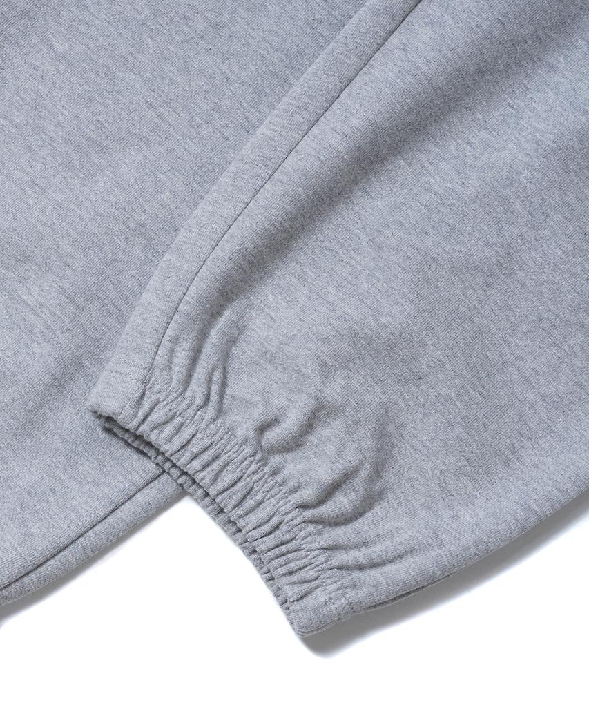 GAKKAI UNIONS Single-Pleat Wide Sweat Jogger Pants Gray