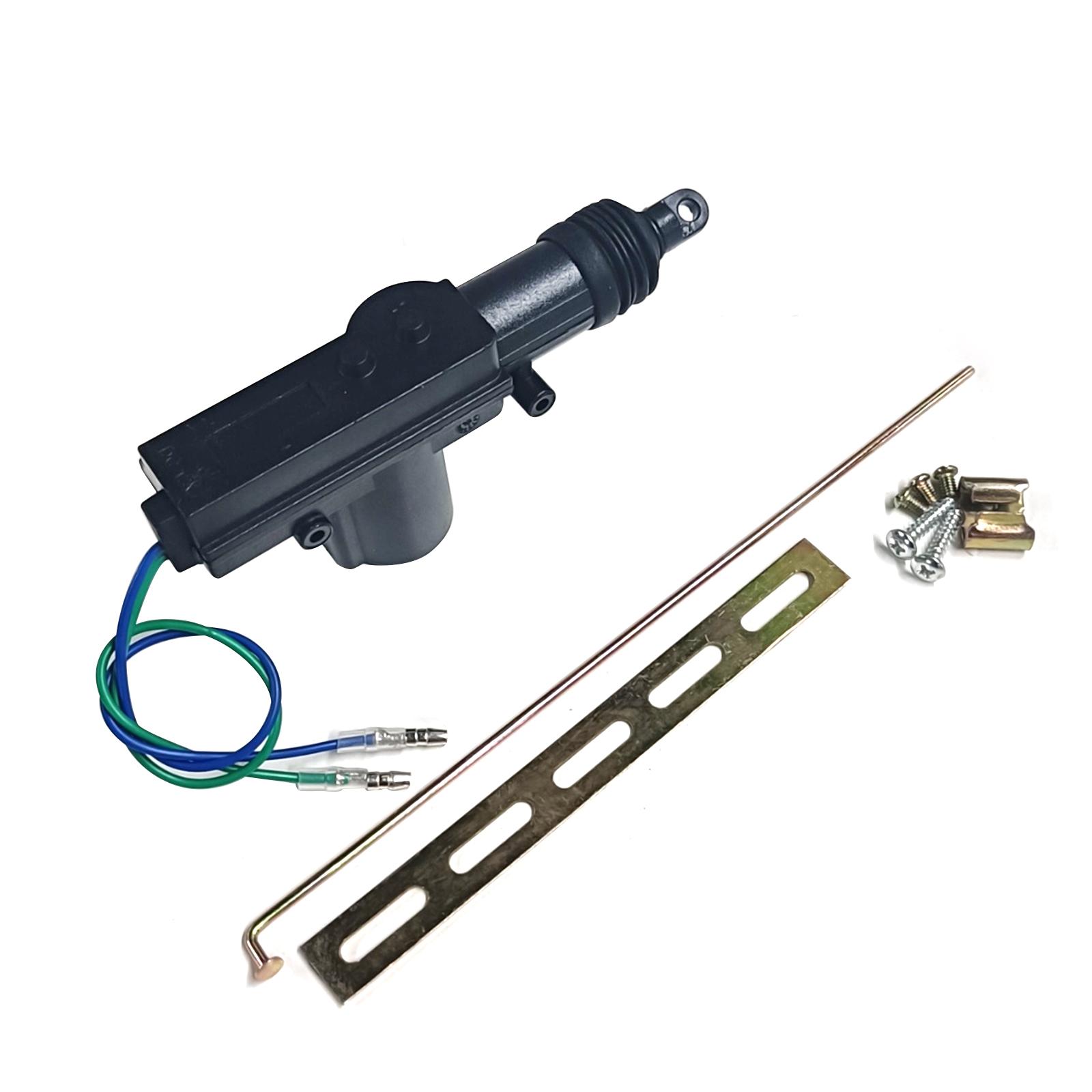 12 В автомобильный центральный дверной замок моторный комплект для тяжелого автомобиля электрический дверной замок привод 2 проводная система запирания одинарный пистолетный тип комплект