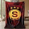 Sparta Prague Theme Blanket Soft Flannel Fleece Blanket Warm Lightweight Throw Blanket for Home Sofa Bed