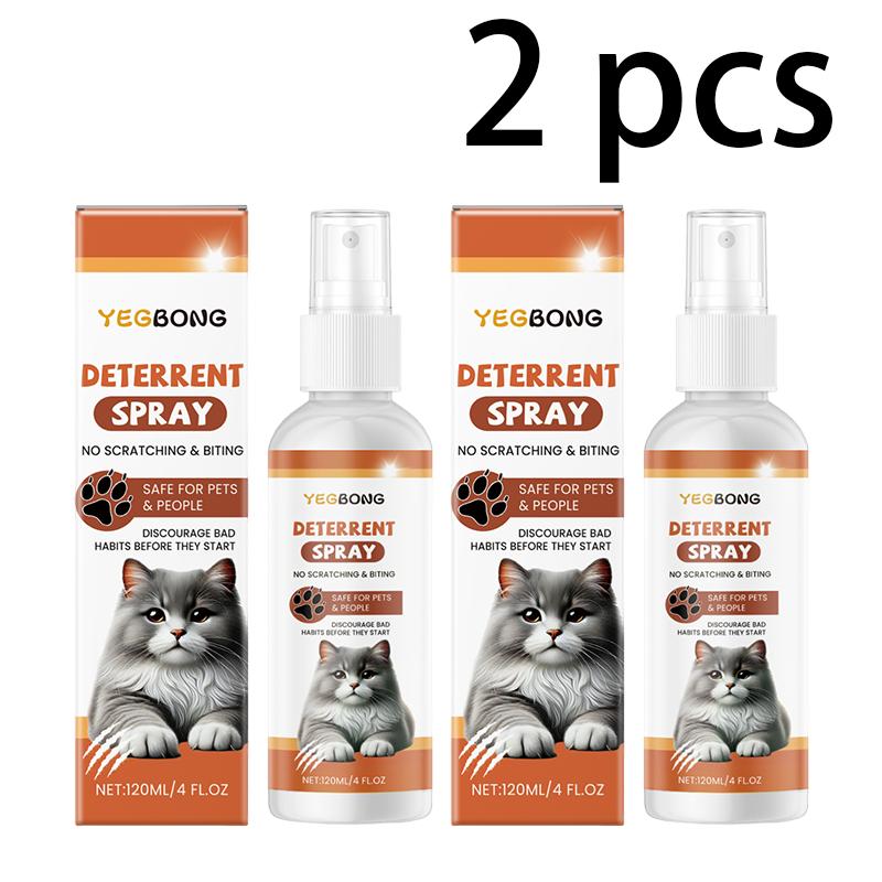 YEGBONG Cat Repellent Spray Indoor/Outdoor Pet Repellent Anti Cat Climbing Anti Messy Peeing Care Home