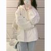 Women's Summer 2024 Retro Chic Hooded Windbreaker - Lightweight, Loose Sport Jacket for Sun Protection