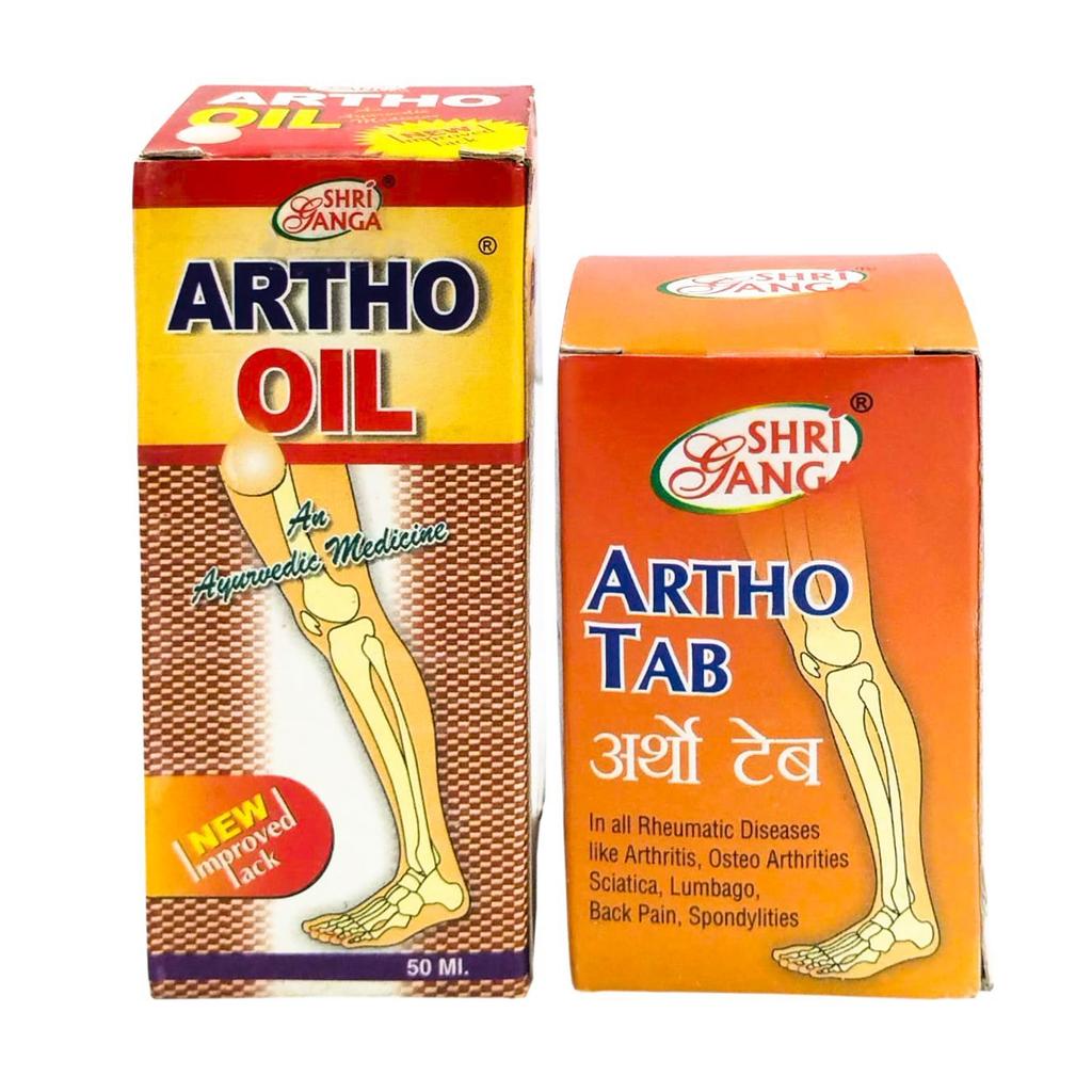 Набор Арто (50 мл + 50 таб), Artho Set,  Shri Ganga Pharmacy