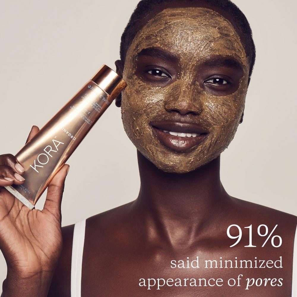 Kora Organics Turmeric Bha Pore   Brightening Treatment Mask 3.38 Oz 100 Ml