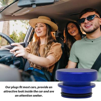 1PC Aluminum Alloy Car Cigarette Lighters Plug Cover Lighters Button Plugs Caps Dust Cover For Most Cars Accessories 12V Socket
