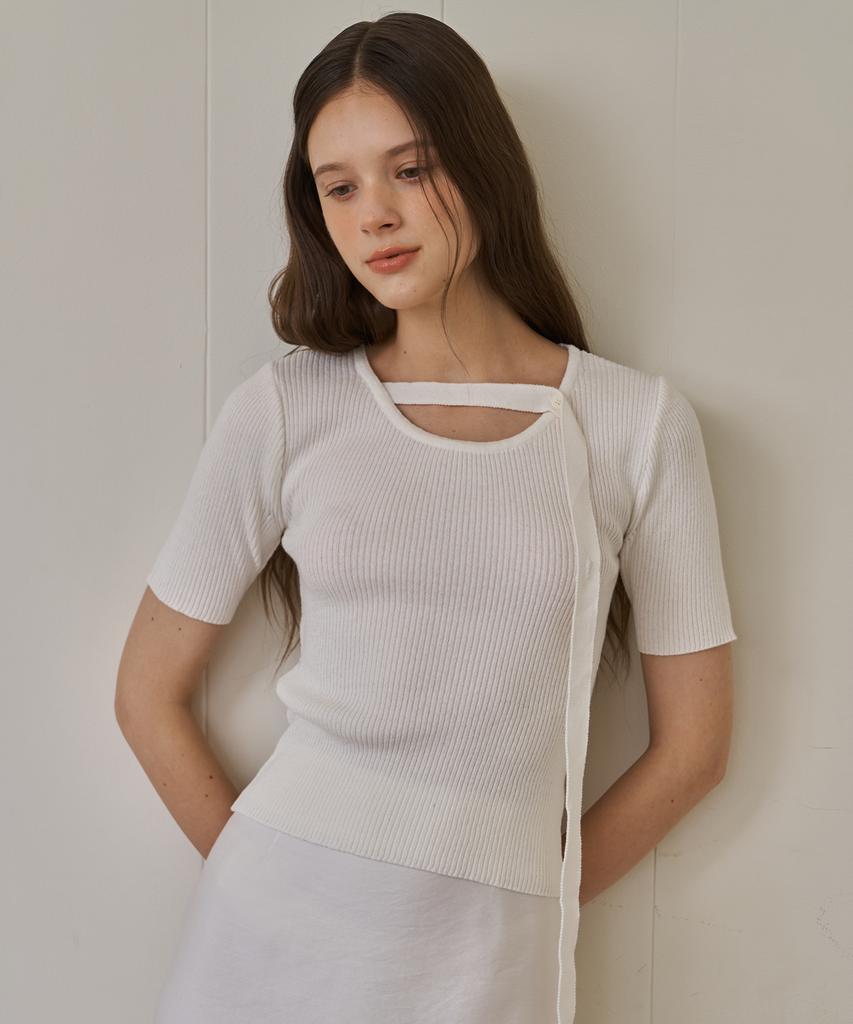 Peullobeu Tie Knit_Wh