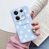 Case For Redmi Note 13 Pro 4G 5G Cute Heart Flower Back Cover Soft Silicone Matte Protective Fundas For Redmi Note13 Pro Bumper