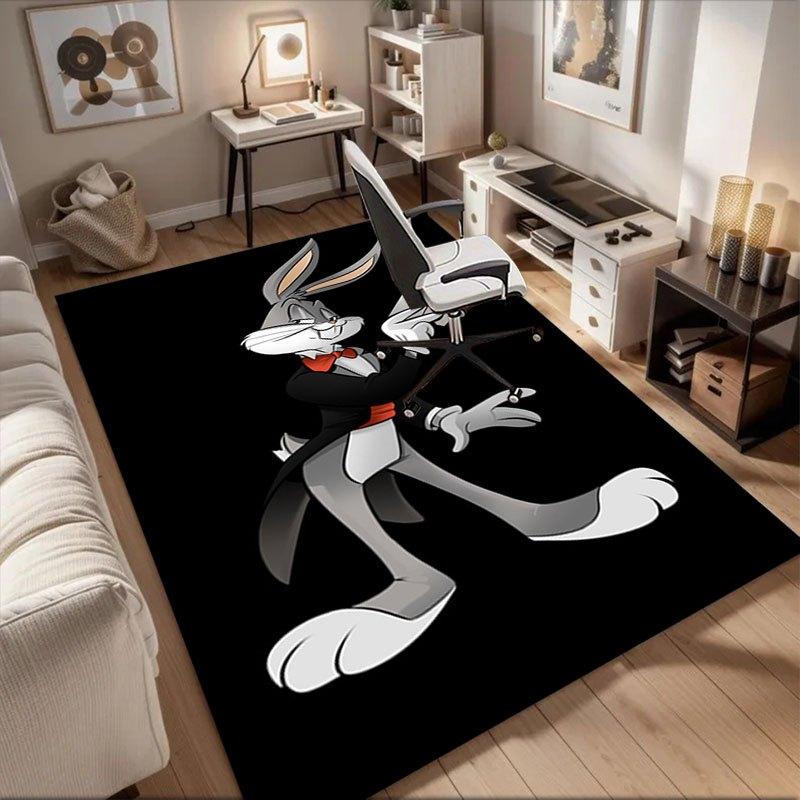 

Looney Tunes Bugs Bunny Envelope Pinback Button Office Mat Home Decor Gift For Halloween & Christmas LD72 60cm by 90cm