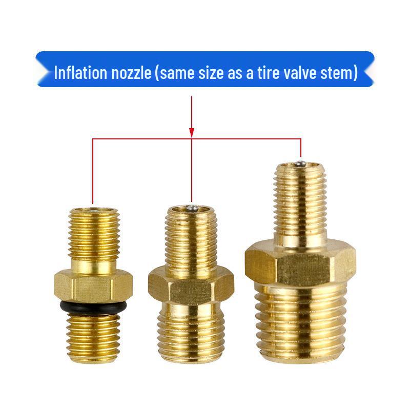 Universeller Kupfer-Reifenventilator NPT 1/8 & 1/4, M8*1 für Autos, Motorräder & Fahrräder