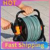 Single Arm Pipe Coiler Multi-Purpose Portable Hose Storage Reel Watering Hose Winding Reel for Home Garage Hose Storage