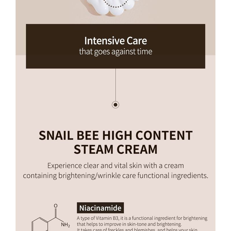 Benton Snail Bee High Content Dampfcreme
