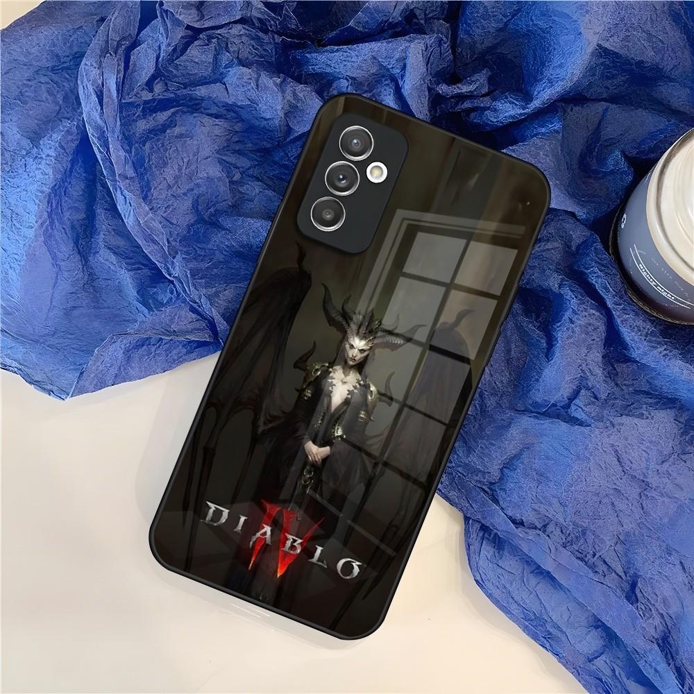 Hot Game Diablo Phone Case for Samsung Galaxy S24 S23 S22 S21 S20 A24 A34 A54 A53 Note20 M54 Fe Ultra Plus Glass