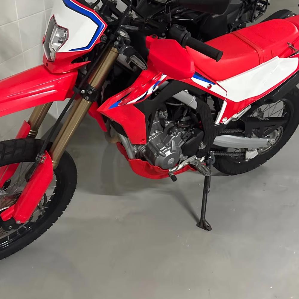 For HONDA CRF300L CRF300 CRF 300L CRF 300 L Motorcycle Accessories Under Engine Protection Cover Bash Guard Skid Plate Protector