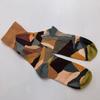 French Artistic Oil Painting Series: Colorful Trendy Mid-Calf Cotton Socks for Women