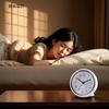 MSTAR HOME Bathroom Clock, Waterproof, Silent, with Suction Cup, 101 X 101 X 55 Mm (White)