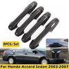 For Honda Accord Sedan 2003 2004 2005 2006 2007 Carbon Fiber Car Sticker Door Handle Cover Trim Accessories Protect Decoration