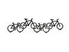 Decorizzly® Wieszak Ścienny Z Rowerami Cycloo